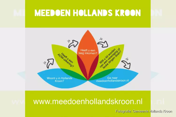 Meedoen Hollands Kroon nu ook voor ouderen!