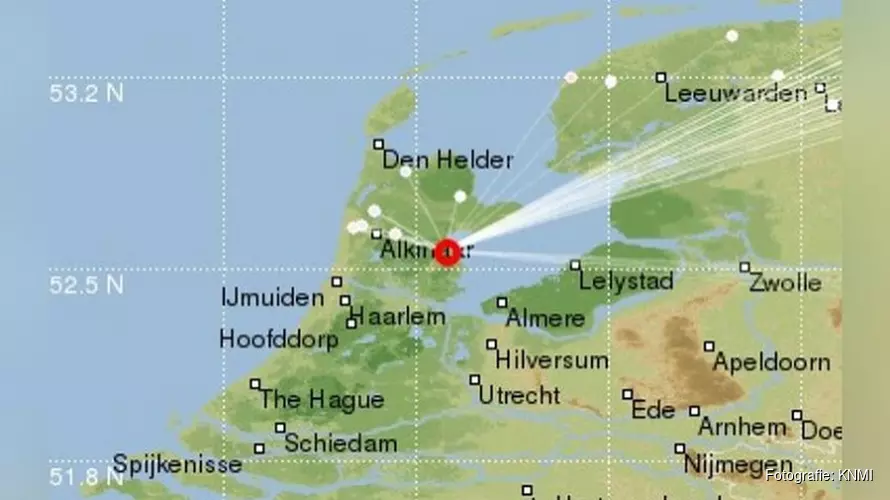 KNMI: Lichte aardbeving gemeten in Warder