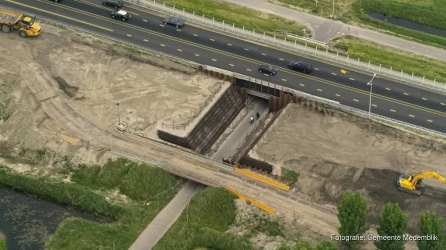 Fietstunnel tussen Wognum en Zwaag afgesloten