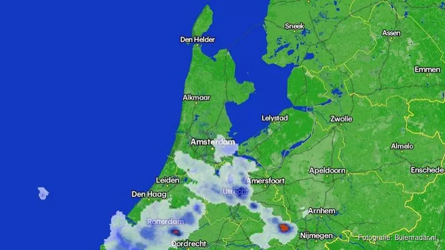 Zou het dan? Buien onderweg naar de provincie!