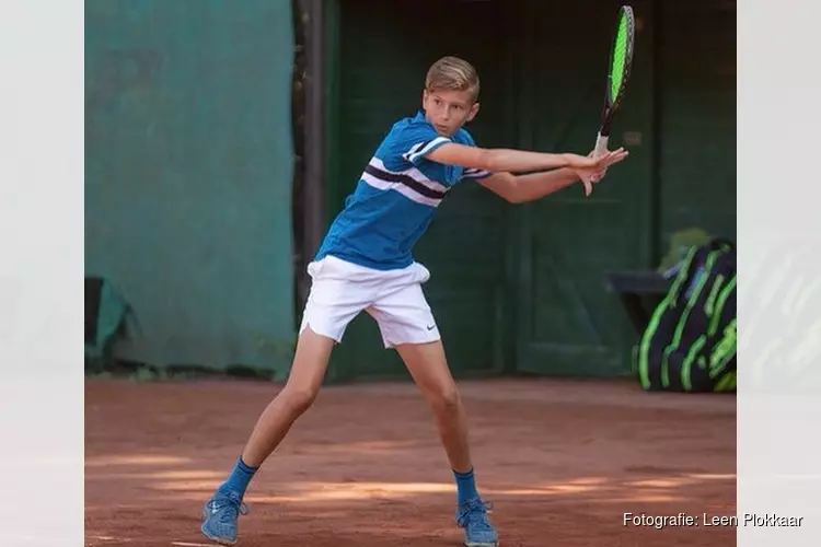 Westfries tennistalent Wester Klerk 2e op NK t/m 14 jaar