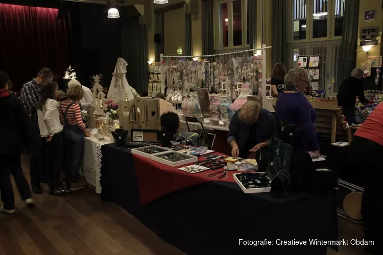 Vijf jarig bestaan van de Creatieve Wintermarkt Obdam