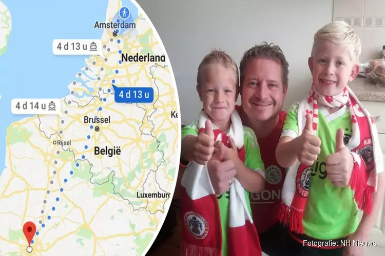 Dappere Niels (43) uit Hoogkarspel gaat ervoor: 530 kilometer lopen naar Parijs