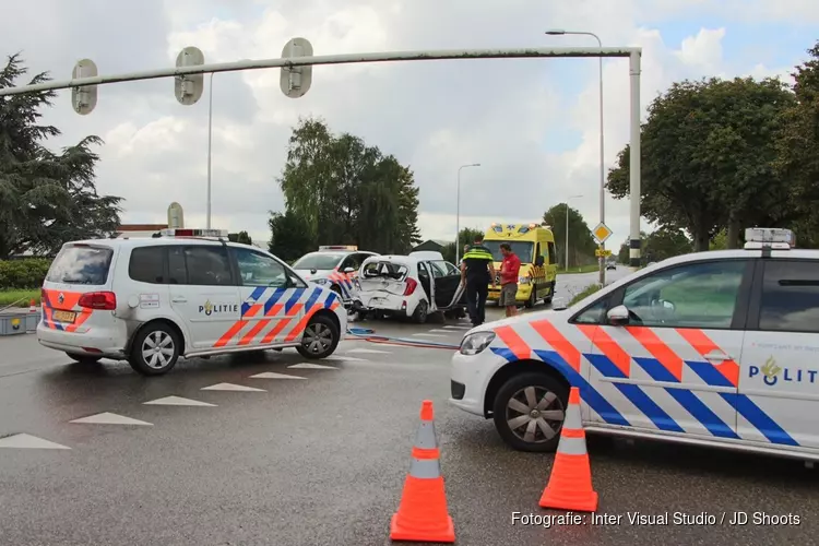 Gewonde bij botsing in Schellinkhout