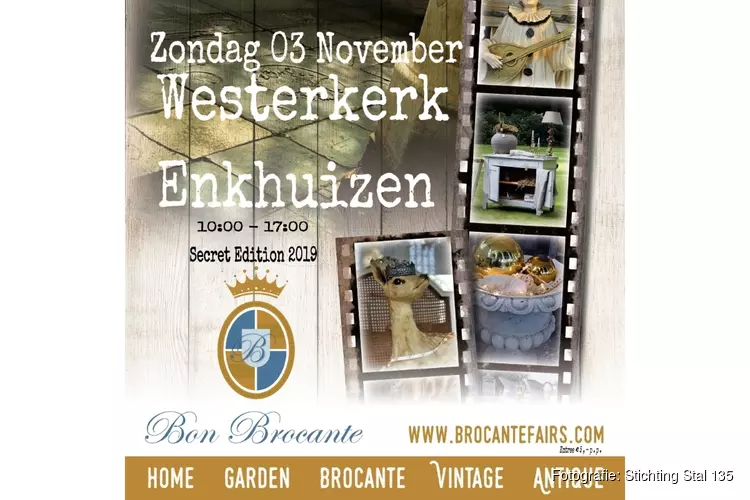 Brocante in de Westerkerk Enkhuizen