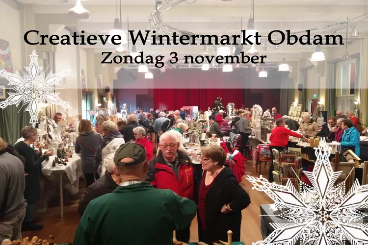Creatieve Wintermarkt Obdam – zondag 3 november