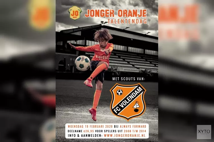 Jonger Oranje Talentendag met scouts van FC Volendam