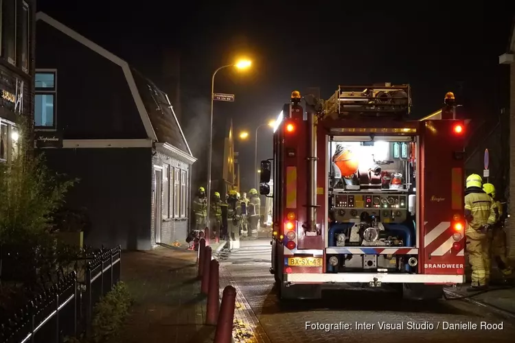 Brand in snackbar in Grootebroek