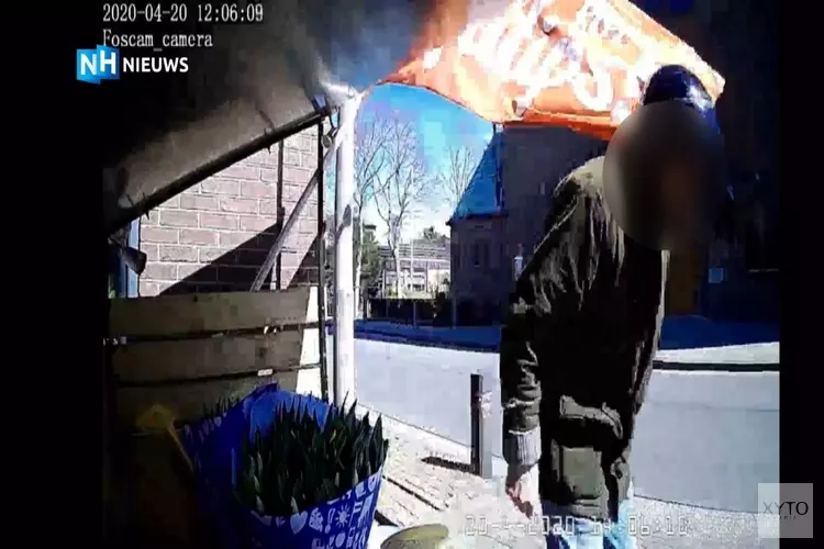 Man probeert geldkistje tulpenkraam De Goorn open te breken