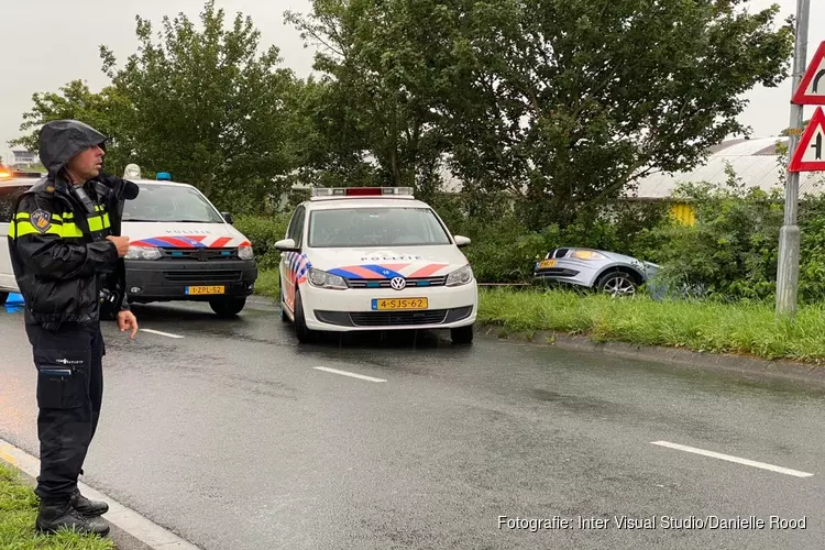 Ongeval met gestolen auto in Enkhuizen