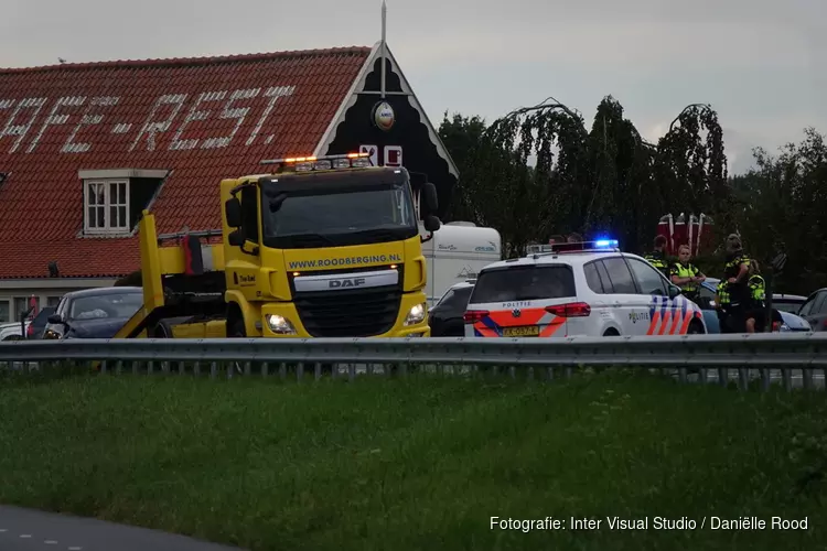 Flinke file na ongeluk op N307 bij Bovenkarspel