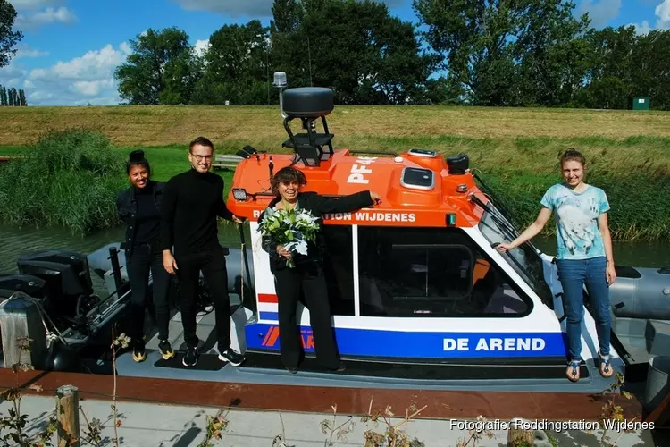 Nieuwe reddingboot van Reddingstation Wijdenes gedoopt en naam onthuld