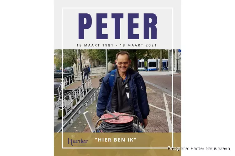 Eerste medewerker Peter Harder 40 jaar in dienst bij Harder Natuursteen