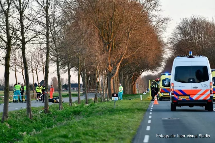 Motorrijder overleden na verkeersongeval