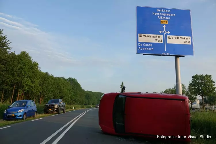 Ongeval op de N194 bij de Goorn