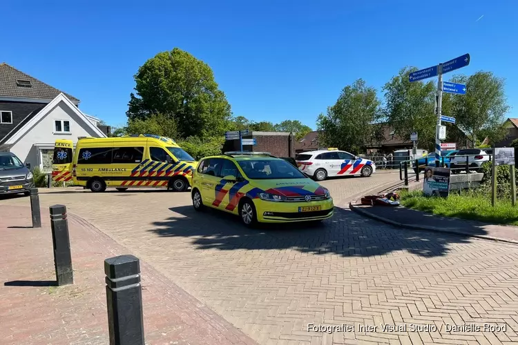 Gewonde bij eenzijdig ongeval met scootmobiel in Oostwoud