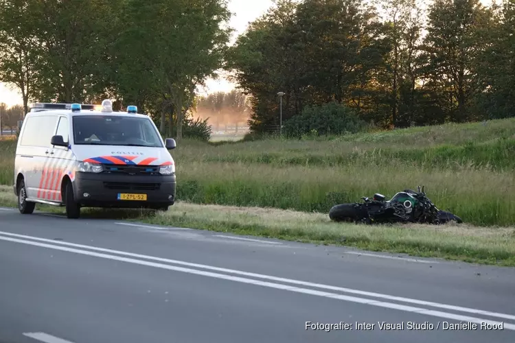 Motorrijder gewond in Venhuizen