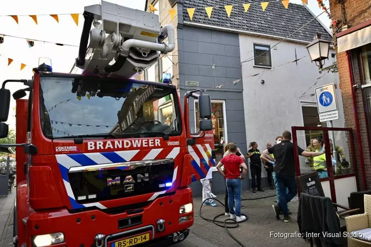 Brandje in Hoorns café