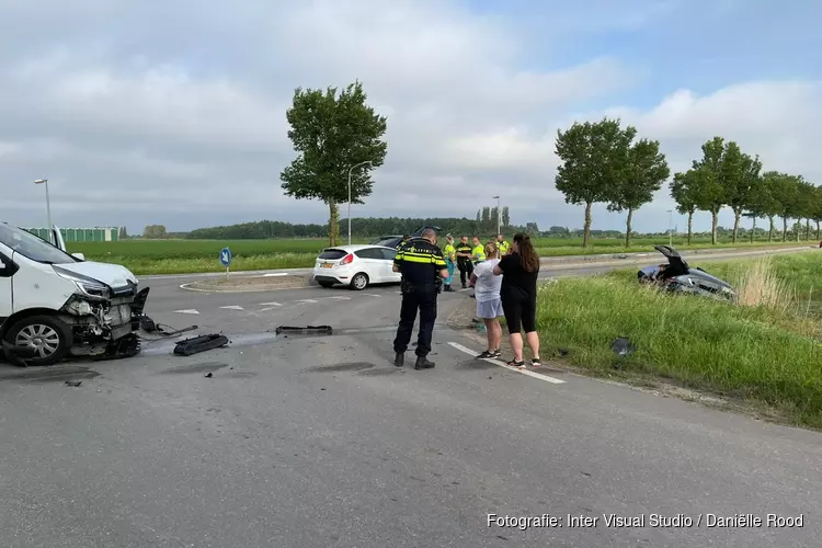 Veel schade bij ongeval Wervershoof