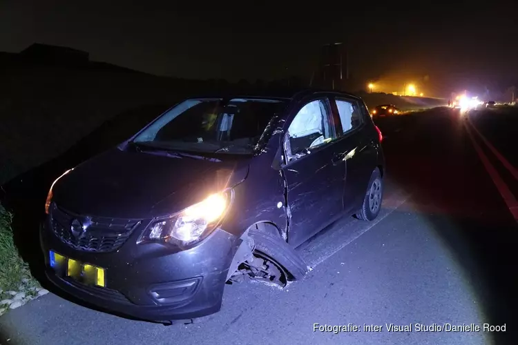 Dronken automobilist op verkeerde weghelft oorzaak botsing Enkhuizen