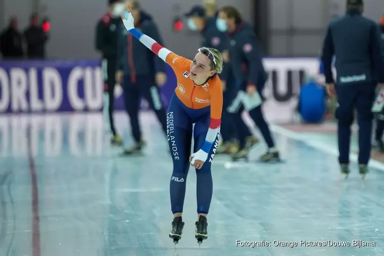 Irene Schouten scherpt Nederlands record 3000 meter aan