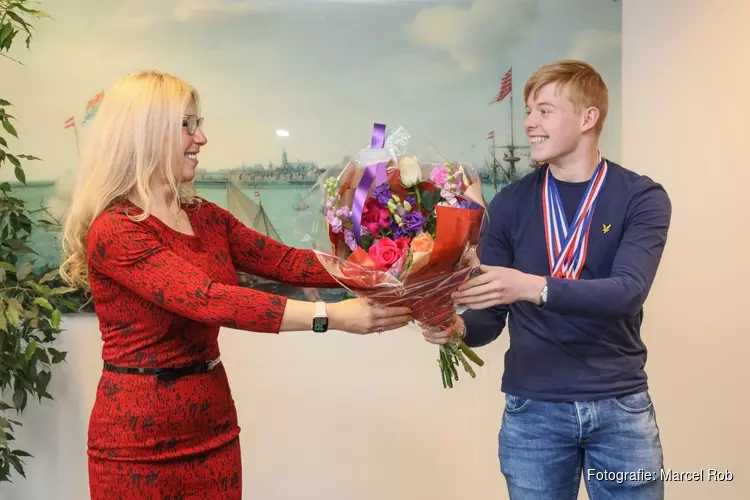 Sportoorkonde voor inlineskater Maik Stam