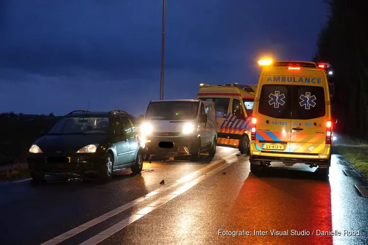 Botsing met drie auto&#39;s bij Wervershoof