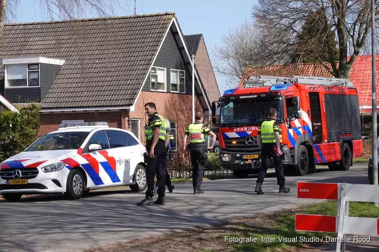 Gaslek in Zwaagdijk-Oost