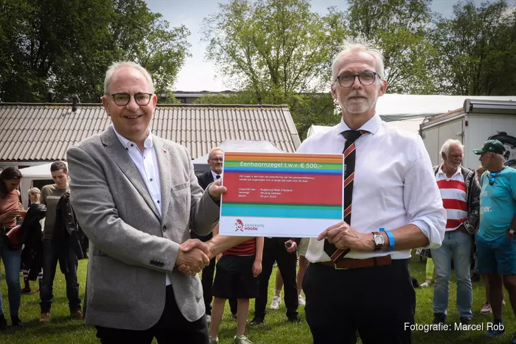 Eenhoornzegel voor Rugby Club West-Friesland