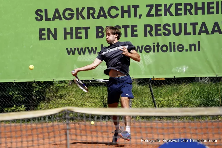 Goed en sterk deelnemersveld bij het Boekweit Olie Tennistoernooi 2022