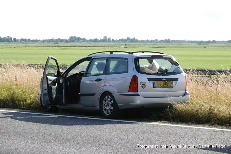 Eenzijdig ongeval op A7 bij Berkhout