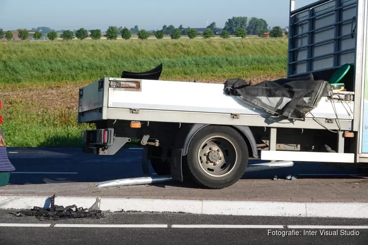 Ongeluk in Aartswoud, gemeentewerkers betrokken