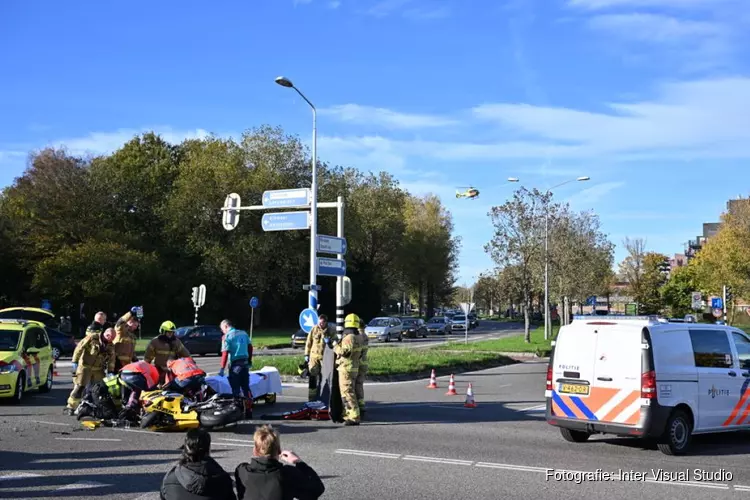 Motorrijder zwaargewond bij ernstig ongeval in Hoorn