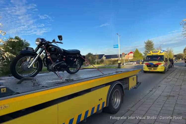 Motorrijder gewond bij ongeval in Blokker