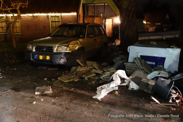 Automobilist gecrasht in Wijdenes