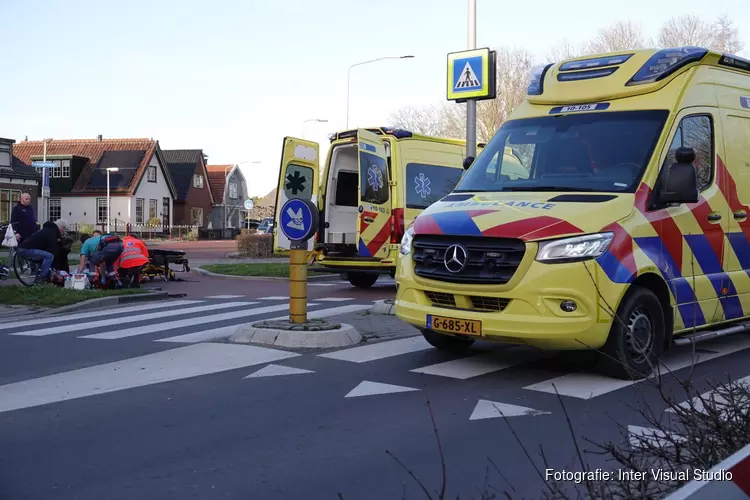 Fietser gewond bij aanrijding in Wognum