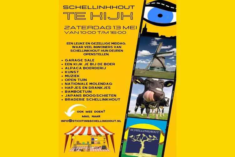 Braderie Schellinkhout & Schellinkhout te kijk - Zaterdag 13 mei van 10:00 t/m 16:00