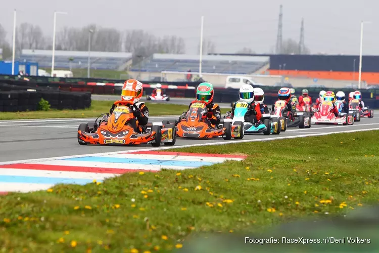 Lian van Westen met baanrecord naar eerste podium in Mini Junior TM