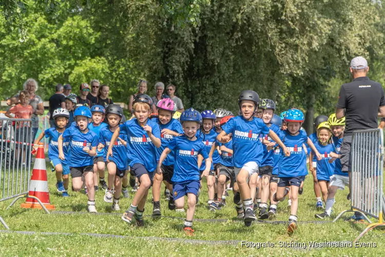 Al meer dan 140 IRONKIDS aan de start vrijdag 23 juni in het Julianapark in Hoorn