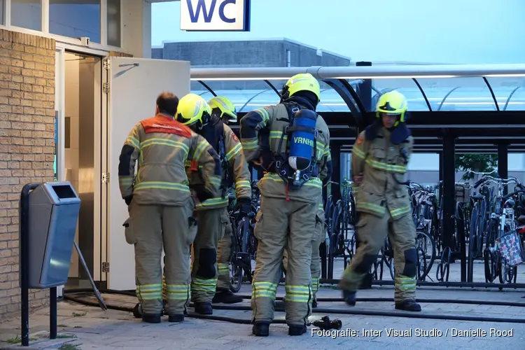 Korte brand in toilet station Bovenkarspel