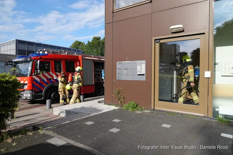 Brand in appartement in Enkhuizen