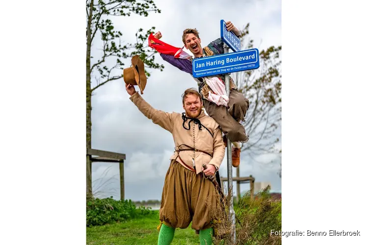 Ludieke actie rondom viering Slag op de Zuiderzee