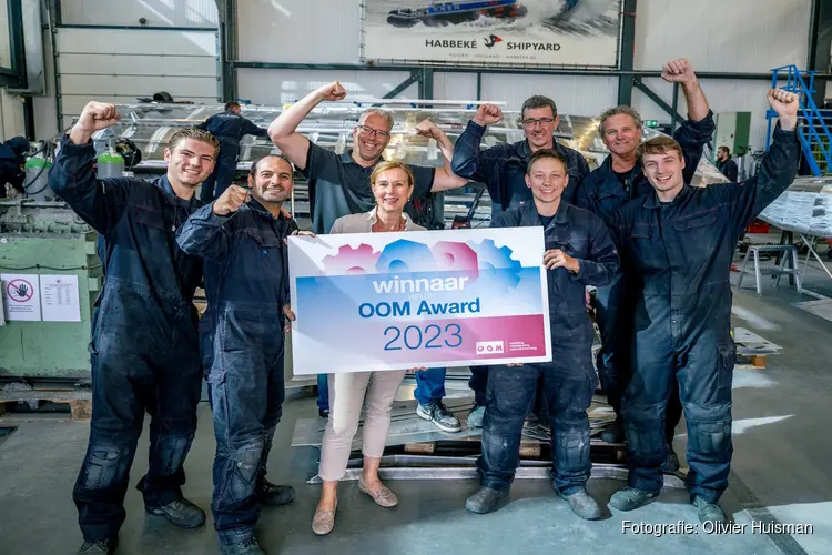 Habbeké Shipyard wint OOM Award 2023 Noord-Holland