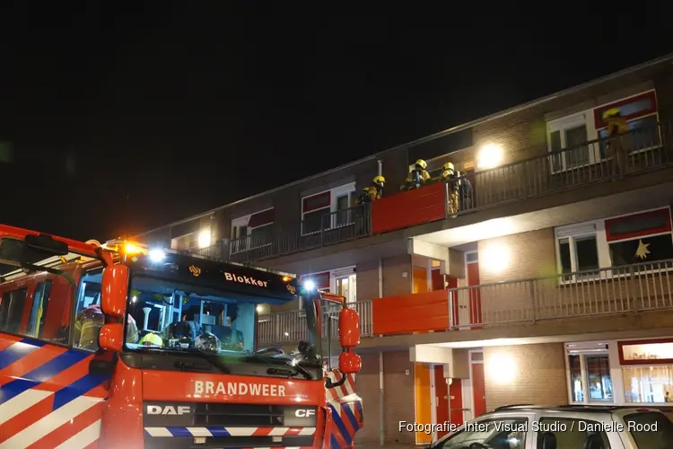 Keukenbrand in woning Hoorn