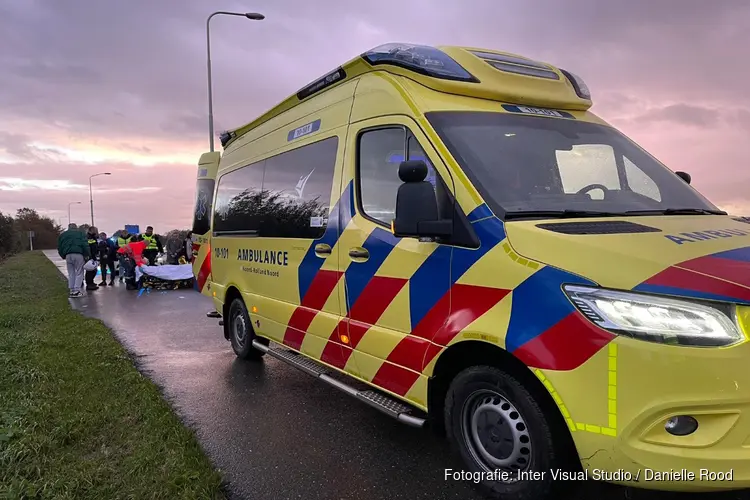 Scooterrijder gewond bij ongeval langs N505