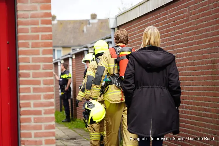 Kleine schuurbrand in Enkhuizen