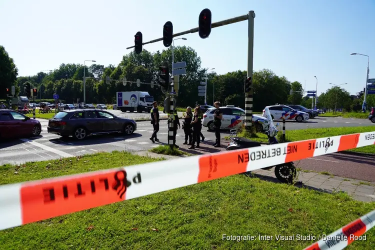 Scooterrijder gewond bij ongeval in Hoorn