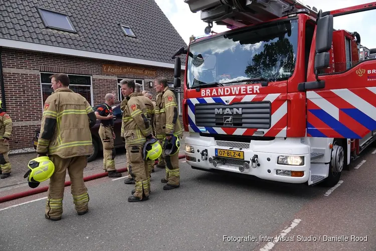 Korte brand in woning Wijdenes