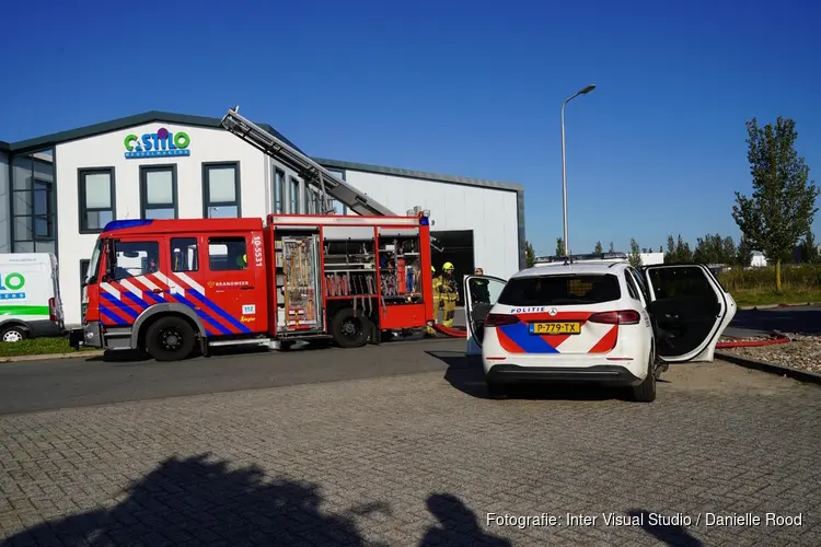 Brand bij meubelmaker in Opmeer