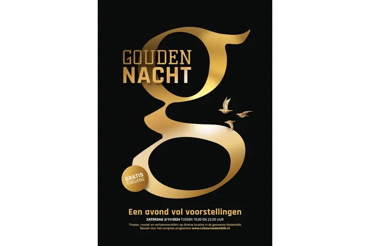 Gouden Nacht: een avond vol voorstellingen in Medemblik